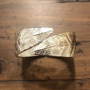 Silver Leaf bangle